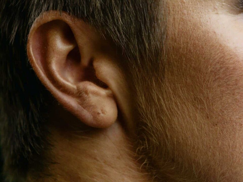 a person's ear